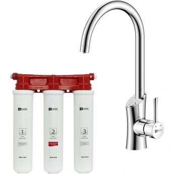 Комплект LEMARK Смеситель LM3072C для кухни + Фильтр BASIC для очистки воды от хлора и вредных прим Комплект LEMARK Смеситель LM3072C для кухни + Фильтр BASIC для очистки воды от хлора и вредных прим