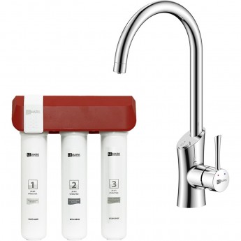 Комплект LEMARK смеситель LM3072C для кухни + Фильтр для очистки жесткой воды OPTIMA Комплект LEMARK смеситель LM3072C для кухни + Фильтр для очистки жесткой воды OPTIMA