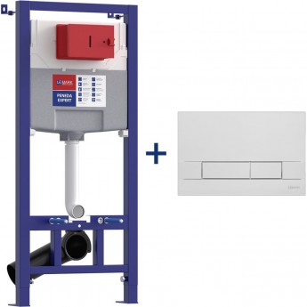 Сет: Инсталляция LEMARK PENEDA EXPERT + кнопка смыва BIT хром глянец Сет: Инсталляция LEMARK PENEDA EXPERT + кнопка смыва BIT хром глянец